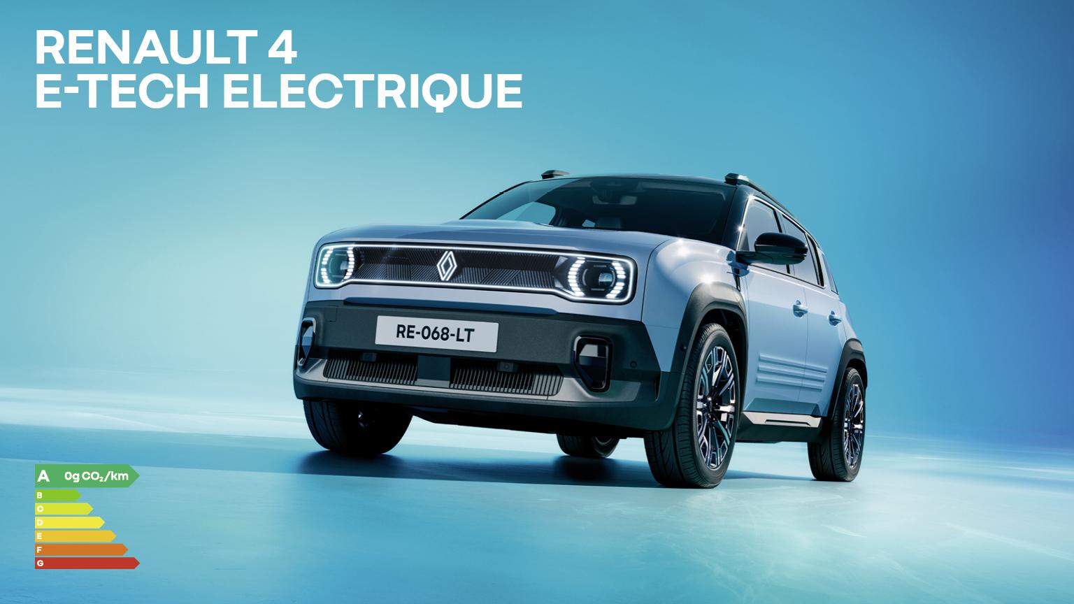 RENAULT 4...Disponible à l'essai au Garage Fillon